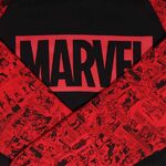 Marvel Comics – Logo And Pattern (SuperHeroes Inc. Contrast Pullover) - MCU02396HSB