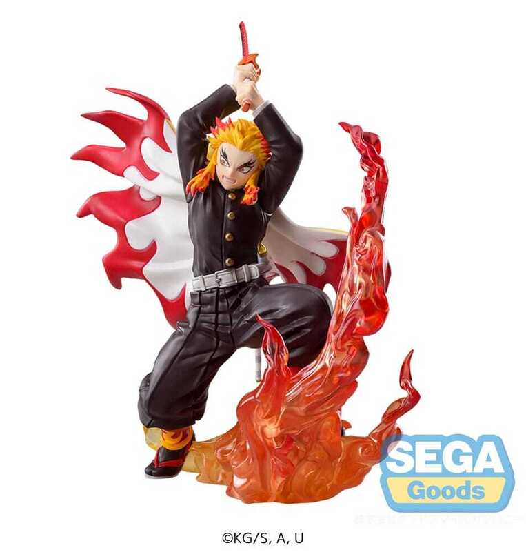 Demon Slayer: Kimetsu no Yaiba Xross Link Anime PVC Statue Kyojuro Rengoku 15 cm - SEGA46822