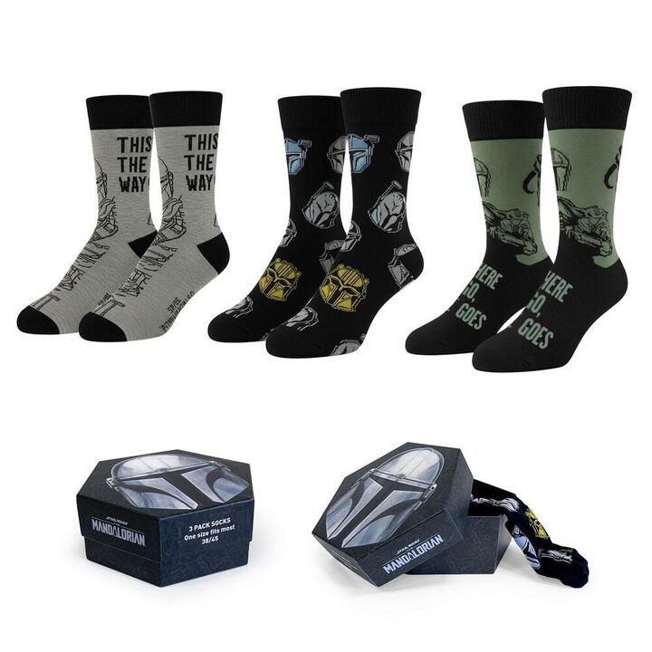 Star Wars The Mandalorian Pack 3 Socks - CRD2900003406