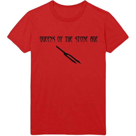 Queens Of The Stone Age Unisex T-Shirt: Deaf Songs (Red) - QOTSATS10MR