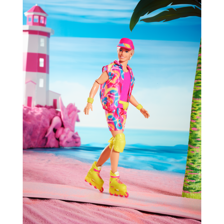 Barbie the Movie Collectible Ken Doll In Inline Skating Outfit - HRF28