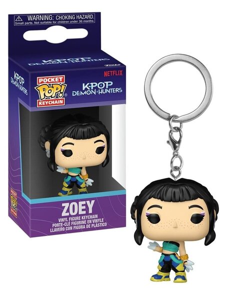 Funko Pocket POP! Keychain K-Pop Demon Hunters - Zoey Figure