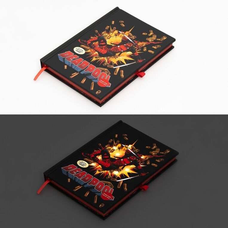 Marvel Deadpool A5 Premium Led Notebook - YCW240330