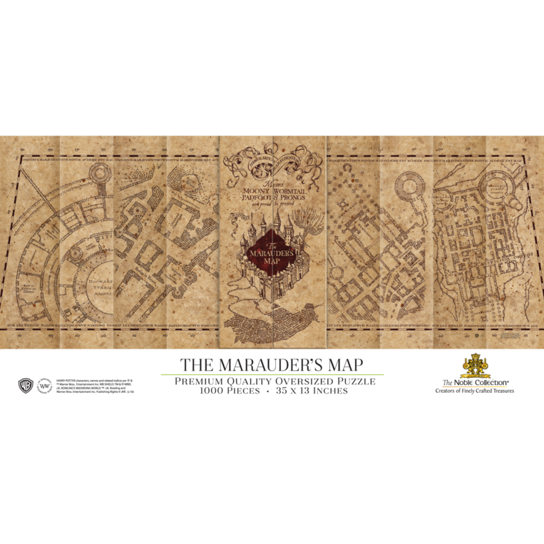 Harry Potter Marauder's Map 1000pc Jigsaw Puzzle - NN9457