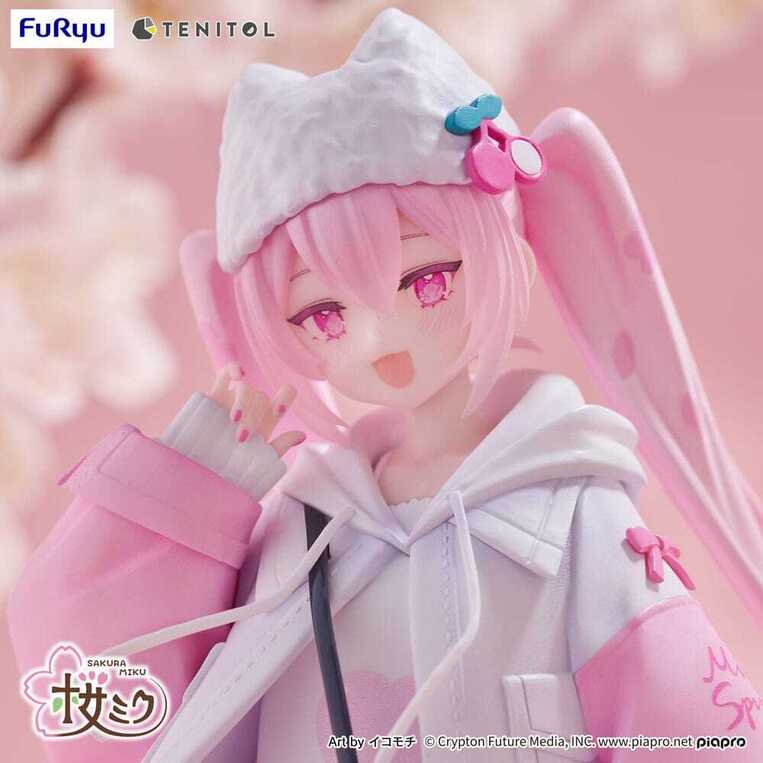 Hatsune Miku Tenitol PVC Statue Sakura Miku Cool style [petit] 19 cm - FRYU40747