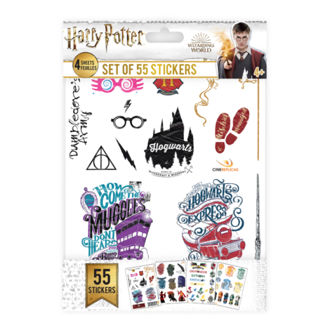Harry Potter Gadget Stickers:Set Of 55 Stickers - CR5200