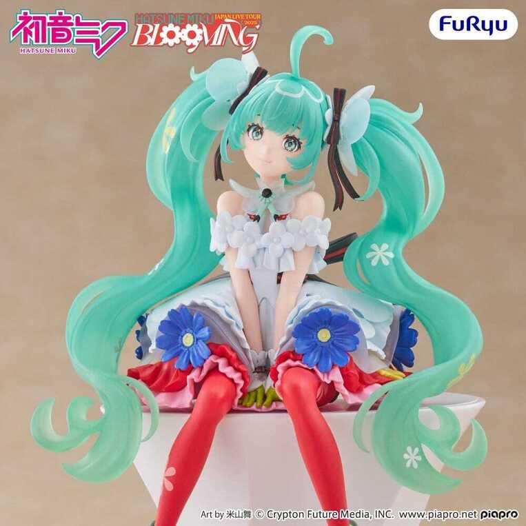 Hatsune Miku Noodle Stopper PVC Statue Japan Live Tour 2025 Blooming 14 cm - FRYU51255