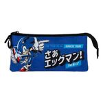 Sonic The Hedgehog On the Run Triple Pencil Case - B62186622