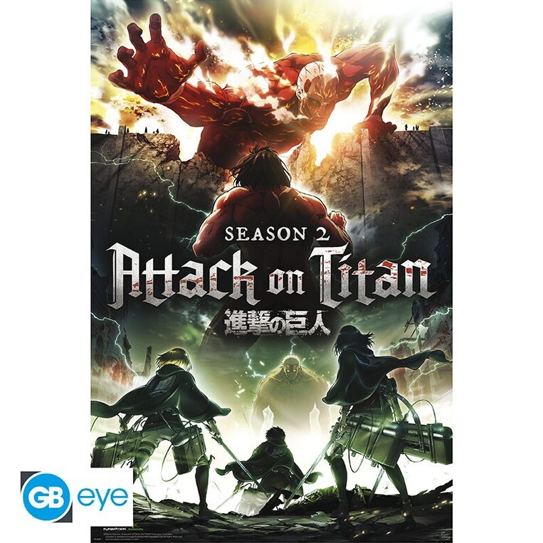 Attack On Titan - Poster Maxi 91.5x61 - Key Art - FP4506