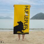 Harry Potter Beach Yellow Towel Hufflepuff 140 x 70 cm - CR2814