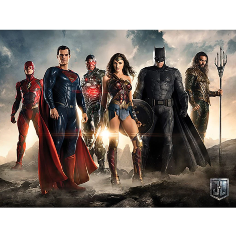 DC Comics Justice League Movie Teaser Canvas Print 60x80 - DC100104
