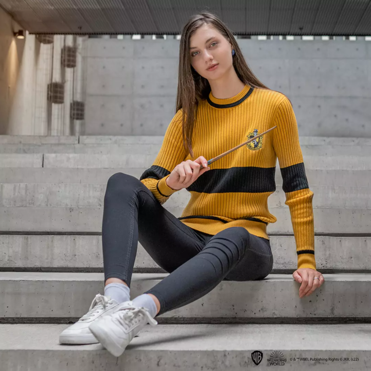 Harry Potter Hufflepuff Quidditch Sweater - CR1524- XL