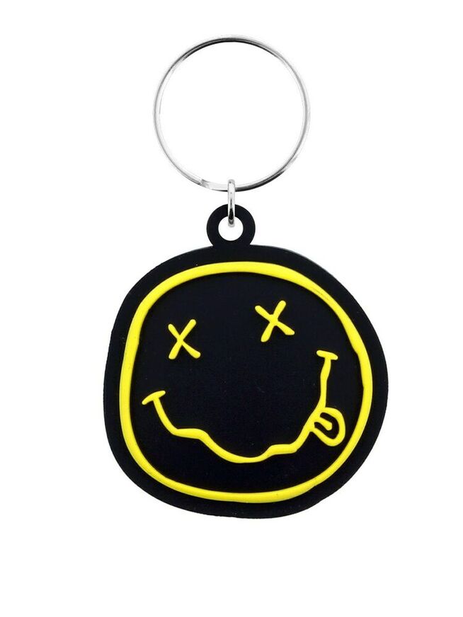 Nirvana (Smiley) PVC Keychain - RK38787C