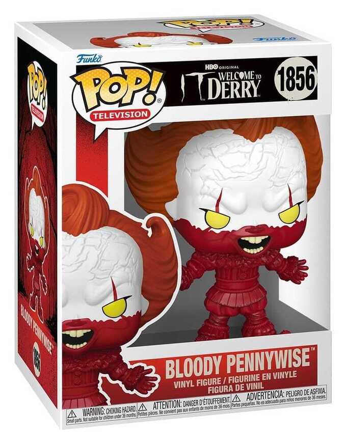 Funko Pop! Television: IT Welcome to Derry - Bloody Pennywise #1856 Vinyl Figure