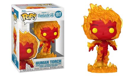 Funko POP! Marvel - The Fantastic Four: First Steps - Human Torch Figure #1517