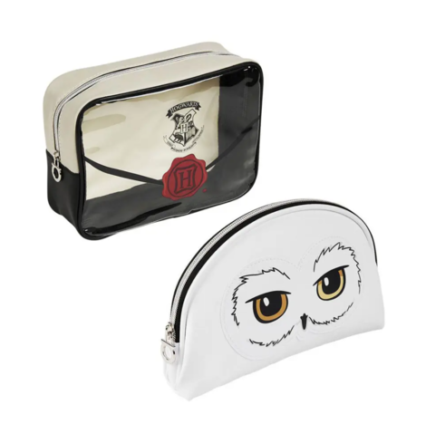 Harry Potter Hogwarts/Hedwig Toilet Travel Bag 2 pcs Set - CRD2500002328