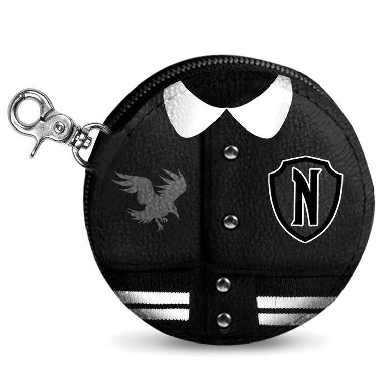 Wednesday Varsity Purse (black) - KMN06149