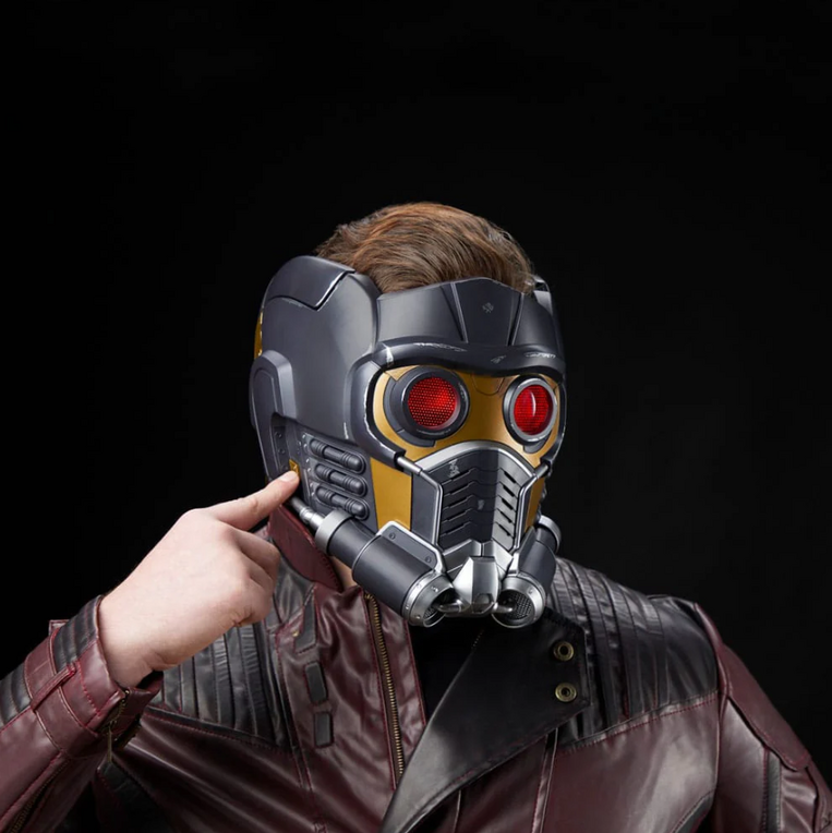 Marvel Legends Series The Infinity Saga Star-Lord Premium Roleplay Electronic Helmet - F6485