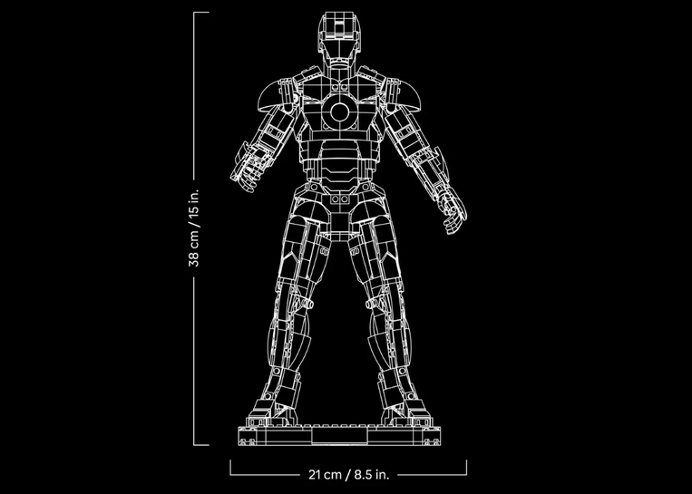 LEGO Marvel Iron Man Mark 3 Collectors' Edition - 76344