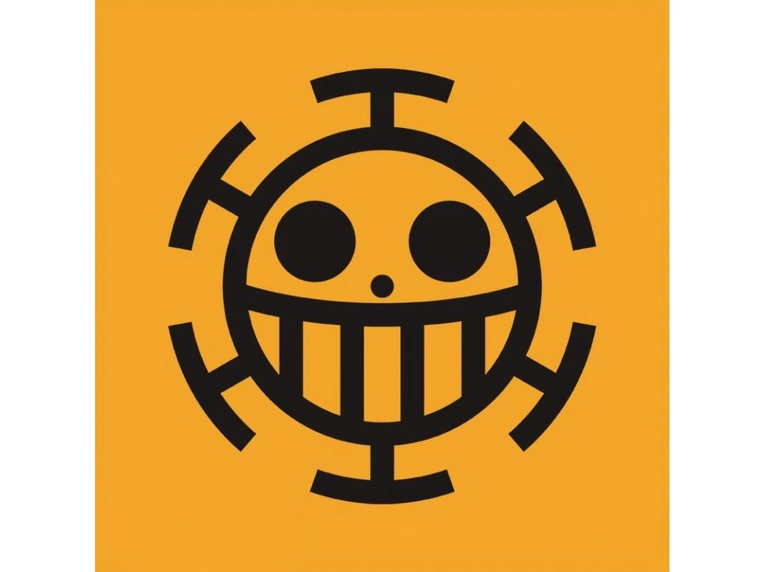 One Piece Snapback Cap Black & Yellow Trafalgar - ABYCAP020- One Size