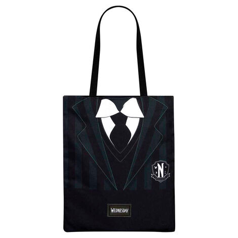 Wednesday Uniform Tote Bag (black) - KMN06014