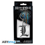 Death Note Keychain 3d L Symbol - ABYKEY194