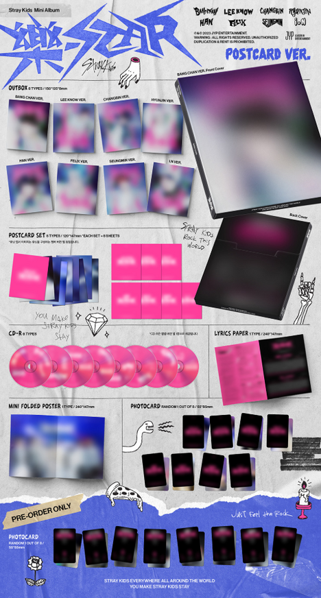 Stray Kids – Star: 8th Mini Album - JYPK1721
