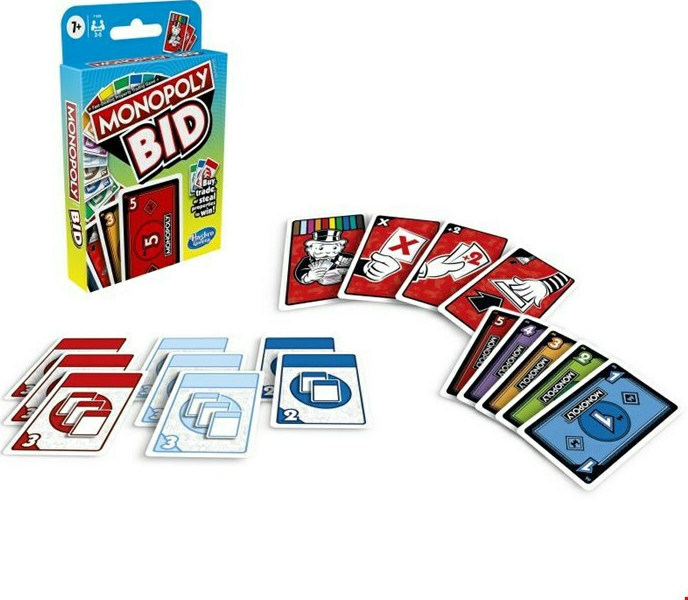 Monopoly Bid Επιτραπέζιο Παιχνίδι - F1699