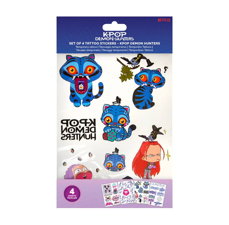 KPop Demon Hunters Tattoos Stickers - CR5226