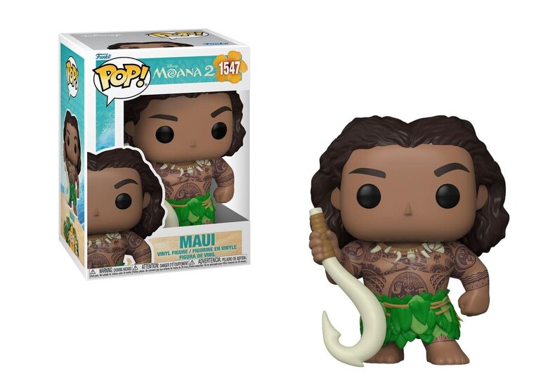 Funko Pop! Disney: Moana 2 - Maui #1547 Vinyl Figure
