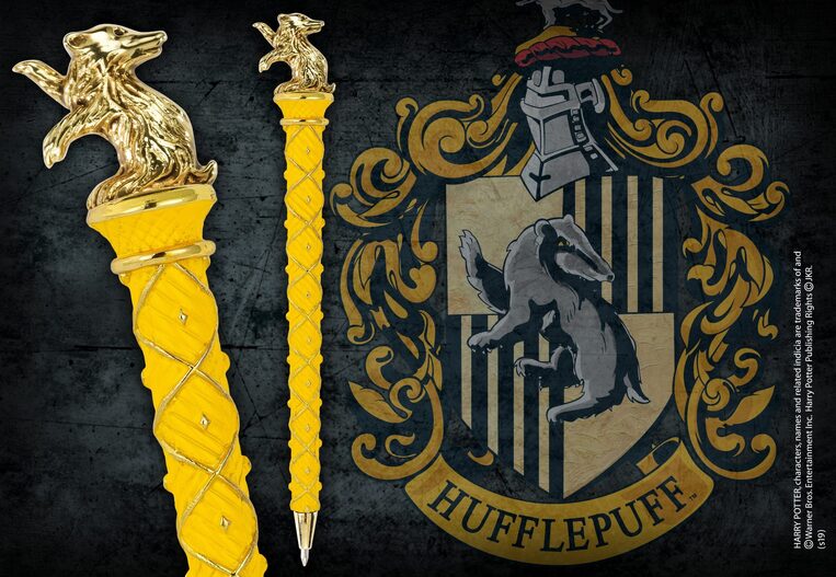 Harry Potter Hufflepuff Pen Gold Plated - NN7282
