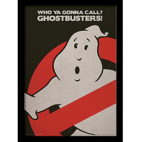 Ghostbusters Logo Wooden Framed 30 x 40cm Print - FP10911P-PL