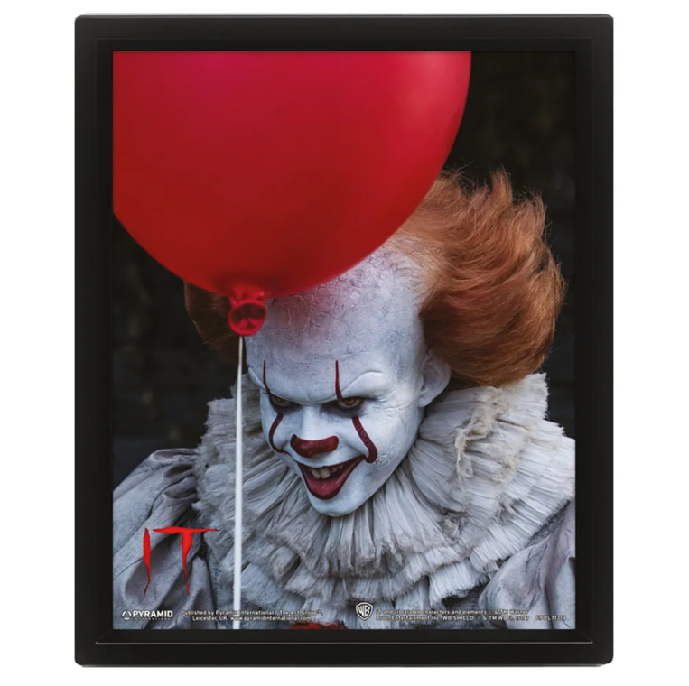 It Framed 3D Effect Poster Pack Pennywise 26 x 20 cm - EPPL71319