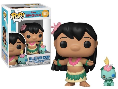 Funko Pop! Disney: Lilo & Stitch - Hula Lilo with  Scrump #1741 Vinyl Figures