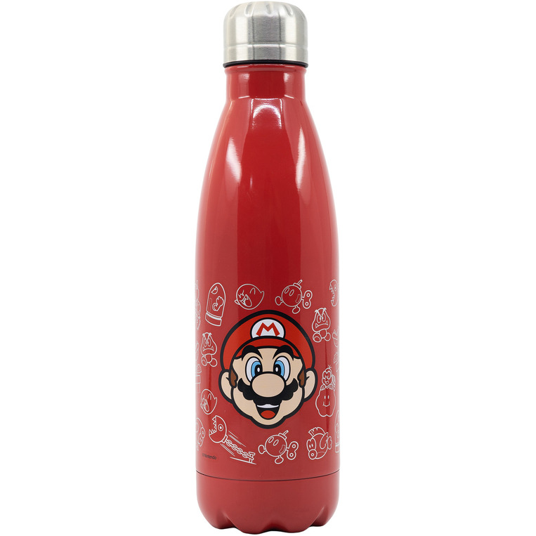 Super Mario-Stainless Steel Bottle (780ml) - STR03581