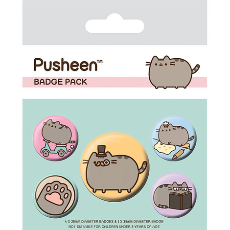 Pusheen (Fancy) Pin Badge Pack - BP80623
