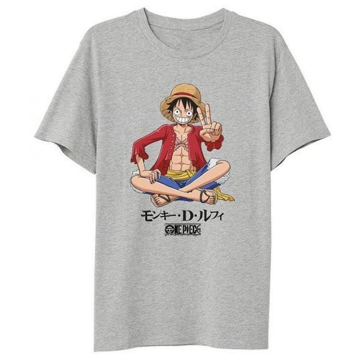 One Piece T-Shirt Luffy Sitting - PCMNDONP57897