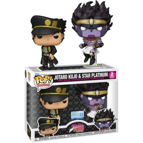 Funko POP! JoJo’s Bizarre Adventure - Jotaro & Star Platinum 2-Pack (Exclusive Figures)