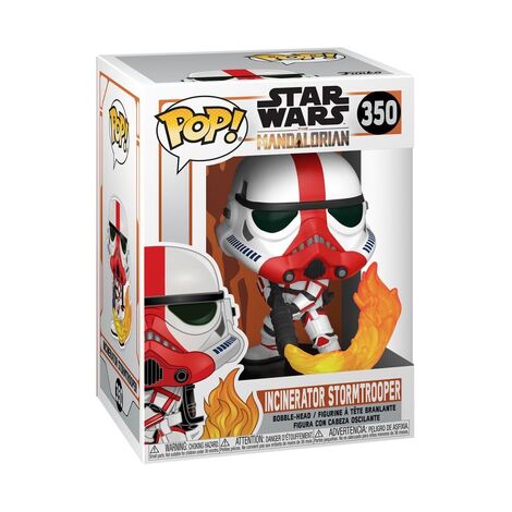 Funko POP! Star Wars: The Mandalorian - Incinerator Stormtrooper Figure #350