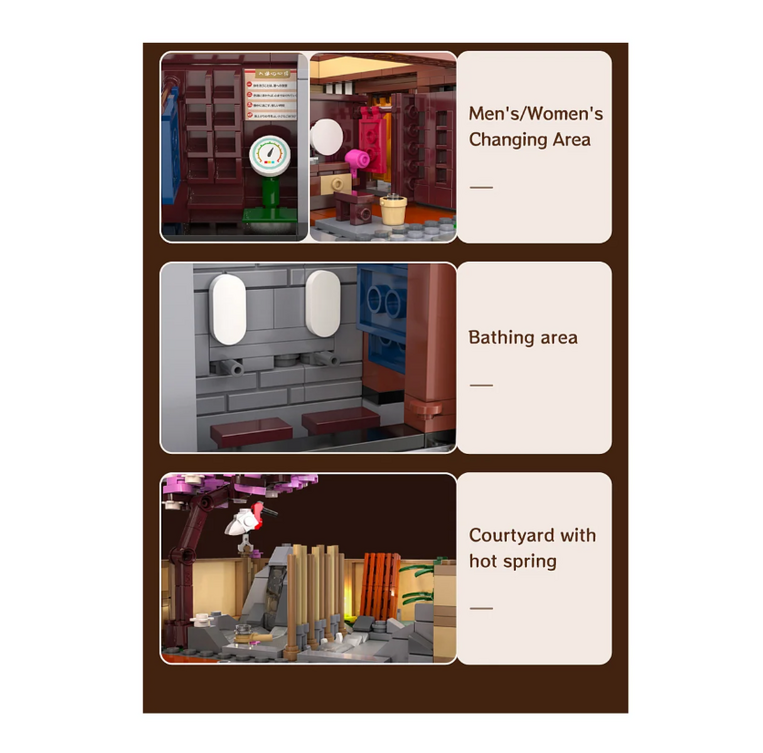 CaDA Japanese Bathroom 1:30 Bricks - 402941