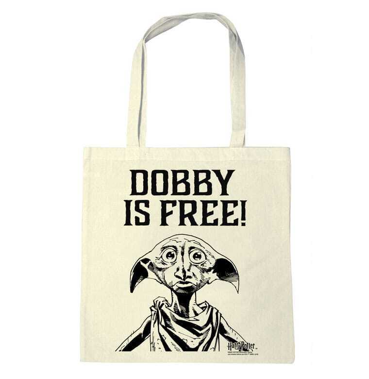 Harry Potter Tote Bag Dobby Is Free (beige) - LGS-1501645603