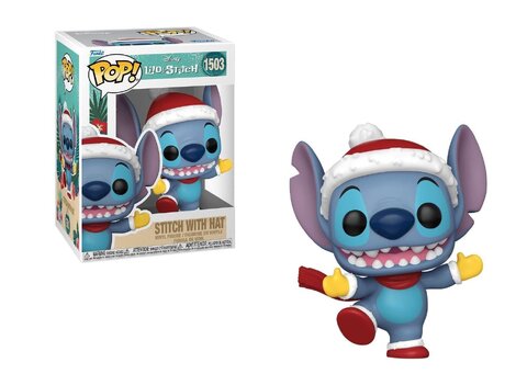 Funko Pop! Disney: Lilo & Stitch Holiday - Stitch with Hat #1503 Vinyl Figure