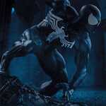 Marvel BDS Art Scale Statue 1/10 Spider-Man Black Costume 20 cm - IS33408