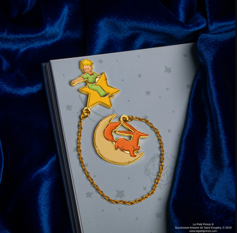 The Little Prince The Fox & The Prince skull Chain bookmark - CR5961