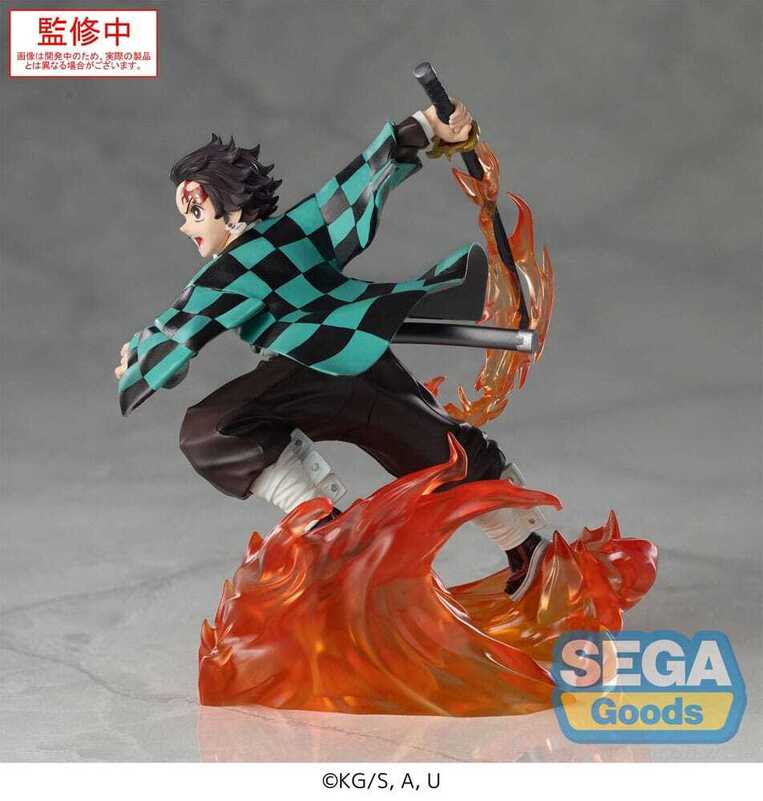 Demon Slayer: Kimetsu no Yaiba Xross Link Anime PVC Statue Tanjiro Kamado 15 cm - SEGA45594