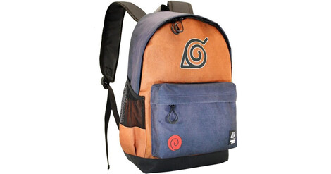 Naruto Fan HS Backpack Symbol (blue and brown) - KMN03906