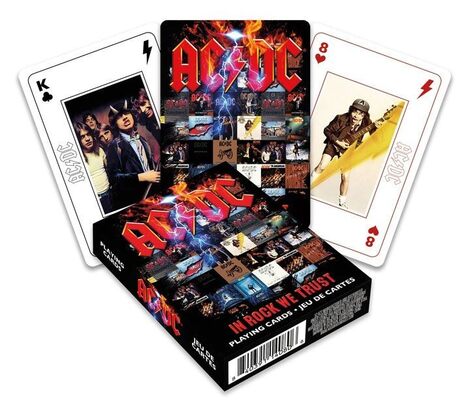 AC/DC Playing Cards In Rock We Trust - NMR52627