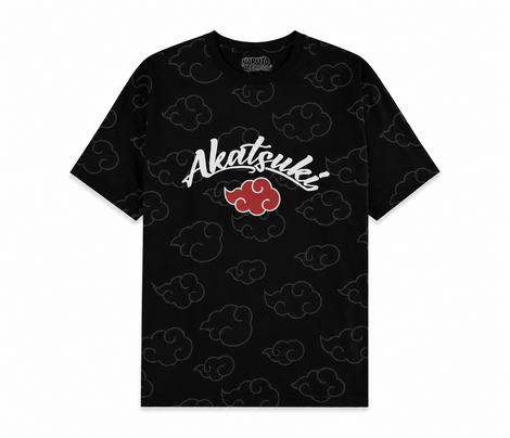 Naruto Shippuden Akatsuki All Over Short Sleeved T-shirt - TS845876NRS