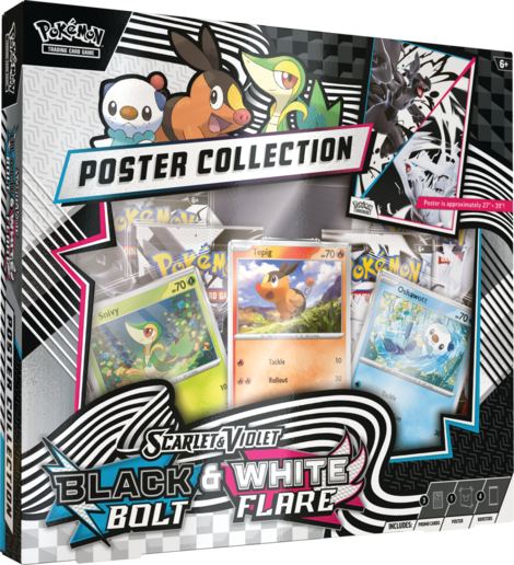 SV10.5 Black Bolt and White Flare - Unova Poster Collection - POK100401