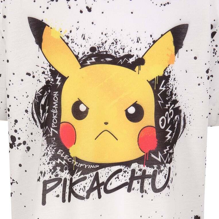 Pokemon 'Pikachu Splat' (All Over Print) Kids T-Shirt - POK03713TKW